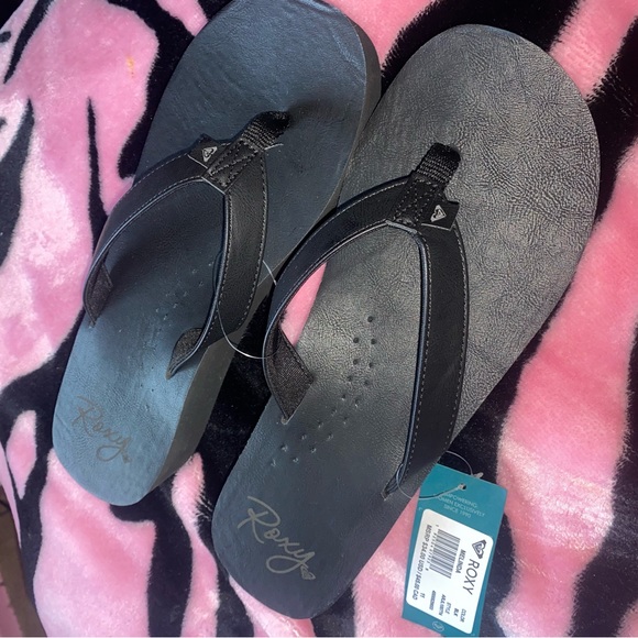 Roxy Wedge flip flops - Picture 3 of 4